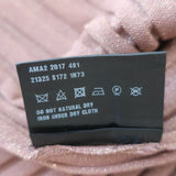 Prada Midi Skirt Dusty Rose/Gold Lurex Ribbed Knit Size 40