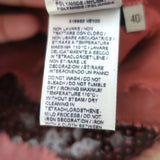 Bottega Veneta Sequined Skirt Dark Pink Embroidered Crepe Size 40