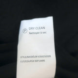 Vince Sleeveless Blouson Maxi Dress Black Silk Jacquard Size Small