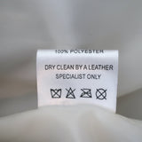 Barneys New York Leather Biker Jacket Cream Size Small