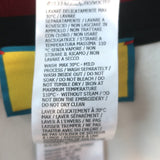 Authentic Gucci x Adidas chenille cropped jacket in ivory, luxury pre-owned condition with faint pink smudge, size XS