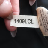 L'Agence Metallic Leather Biker Jacket Silver Size Small