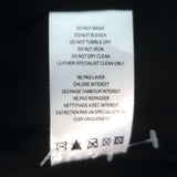 IRO Luigaspe Double-Zip Leather Biker Jacket Gray Size 38