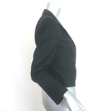 Isabel Marant Hasta Cropped Double Breasted Blazer Black Wool Size 36