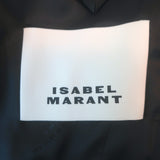 Isabel Marant Hasta Cropped Double Breasted Blazer Black Wool Size 36