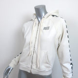 Solid & Striped x RE/DONE Malibu Zip-Up Hoodie Sweatshirt Dirty White Size Small