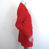 McQ Alexander McQueen double-breasted red wool-cashmere coat, authentic pre-owned designer piece