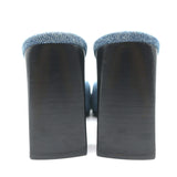 Balenciaga Denim Block-Heel Mules Blue Size 38