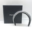Prada Crystal-Embellished Wide Headband Black Satin