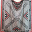 Baccarat Stole Louxor Red/Black Printed Silk Twill Shawl Scarf