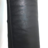 Stuart Weitzman 5050 over-the-knee black leather boots, authentic pre-owned, US 9, gently worn luxury