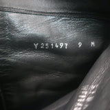 Stuart Weitzman 5050 over-the-knee boots in black leather, pre-owned and authenticated, gently worn, US 9