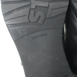Stuart Weitzman 5050 over-the-knee black leather boots, authentic pre-owned, gently worn luxury