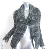 IRO Chanice Boucle Tweed Jacket Gray Wool-Blend Size 34
