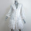 Zimmermann Long Sleeve Mini Dress Mae Ivory Guipure Lace-Trim Linen Size 1 NEW