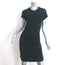 James Perse Classic Skinny T-Shirt Dress Navy Ruched Stretch Jersey Size 4