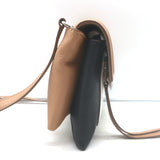 Givenchy Duetto tricolor small leather crossbody in tan, black and white, authentic pre-owned, gently used