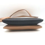 Givenchy Duetto tricolor small leather crossbody bag in tan, black and white, authentic, pre-owned and gently used.