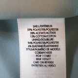 Alice + Olivia Tennie A-Line Mini Dress Blue Cherry Blossom Jacquard Size 0