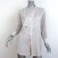 Christian Dior Striped Silk Blouse Cream/Red Size US 2 Long Sleeve Tunic Top