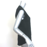 Veronica Beard Fulton Flutter Sleeve Top Black Lace-Trimmed Silk Size 4