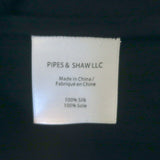 Veronica Beard Fulton Flutter Sleeve Top Black Lace-Trimmed Silk Size 4