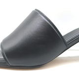 Bottega Veneta The Band Mules Black Leather Size 40 Slide Sandals