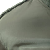 SAM. Jenny Raccoon Fur-Collar Bomber Jacket Olive Size Small