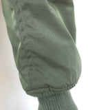 SAM. Jenny Raccoon Fur-Collar Bomber Jacket Olive Size Small