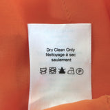 Veronica Beard Roksanda Button-Front Midi Dress Tangerine Silk-Blend Size 4