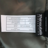 SAM. Jenny Raccoon Fur-Collar Bomber Jacket Olive Size Small