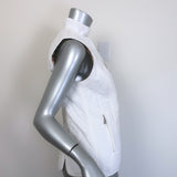Burberry Golf Quilted Puffer Vest White Size Small