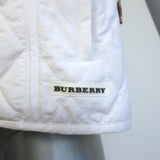 Burberry Golf Quilted Puffer Vest White Size Small