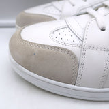 Christian Dior shearling-lined white leather sneakers, authentic pre-owned, gently worn, EU 38