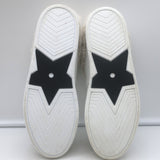 Christian Dior Star shearling-lined white leather sneakers, authentic pre-owned, gently worn luxury footwear