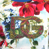 Dolce & Gabbana Logo-Embroidered Floral Print Sweatshirt Size  Y 11/12 Womens XS