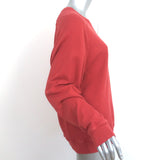 THE GREAT The Slouch Sweatshirt Heirloom Tomato Red Size 0