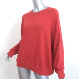 THE GREAT The Slouch Sweatshirt Heirloom Tomato Red Size 0