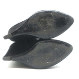 Givenchy Wedge Ankle Boots Black Suede Size 39