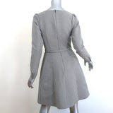 Co Houndstooth Belted Mini Dress Black/Gray Size Extra Small
