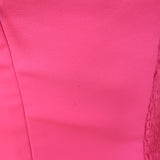 Amanda Uprichard Muse Asymmetric Dress Neon Pink Crepe Size Large NEW