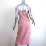 Hunter Bell Button-Up Midi Dress Sloan Pale Blush Cotton Size 8 NEW