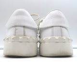 Valentino Rockstud Untitled Sneakers White Leather Size 39
