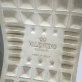 Valentino Rockstud Untitled Sneakers White Leather Size 39