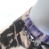 Christian Dior Jeweled-Neck Cardigan Black/Multi Floral Print Size US 6