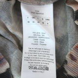 Christian Dior Jeweled-Neck Cardigan Black/Multi Floral Print Size US 6