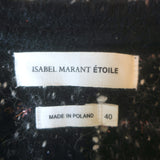 Isabel Marant Etoile metallic boucle tweed jacket in black multi, gently pre-owned luxury piece