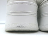 Celine Block Platform Low Top Sneakers White Leather Size 35