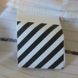 Off-White c/o Virgil Abloh Popeline Tie-Front Pinstripe Shirt White Size 40