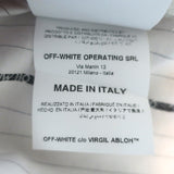 Off-White c/o Virgil Abloh Popeline Tie-Front Pinstripe Shirt White Size 40